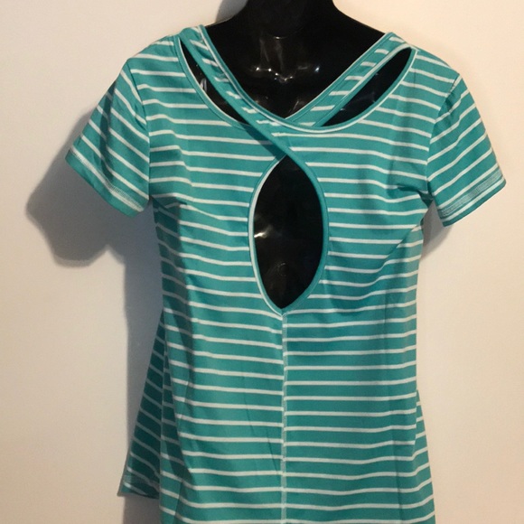 Simply Southern sequin dog mom  striped tee - Picture 3 of 10